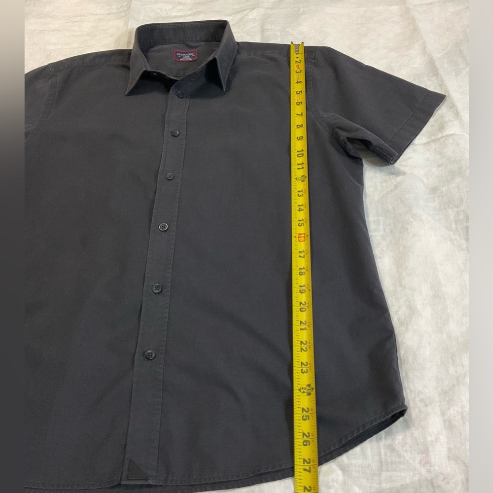 UNTUCKit Shirt Men’s Large Black Button Down Preppy 100% Cotton - Picture 7 of 7
